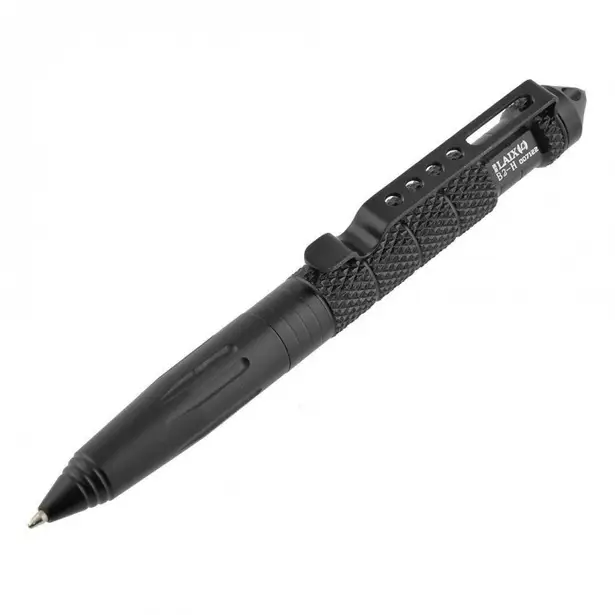 1 - Тактична ручка зі склобоєм Laix B2 Tactical Pen з алюмінію, Чорний