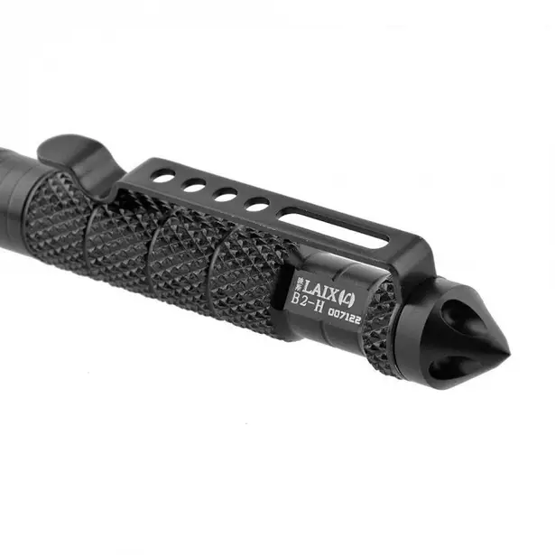 3 - Тактична ручка зі склобоєм Laix B2 Tactical Pen з алюмінію, Чорний