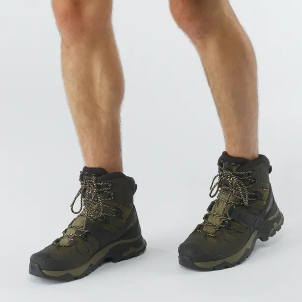 6 - Ботинки тактические SALOMON Quest 4 GTX, Черный-Хаки