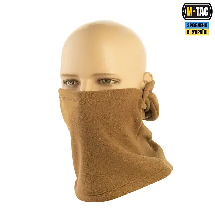 3 - Балаклава-ніндзя M-Tac Elite фліс (320г/м2). Койот