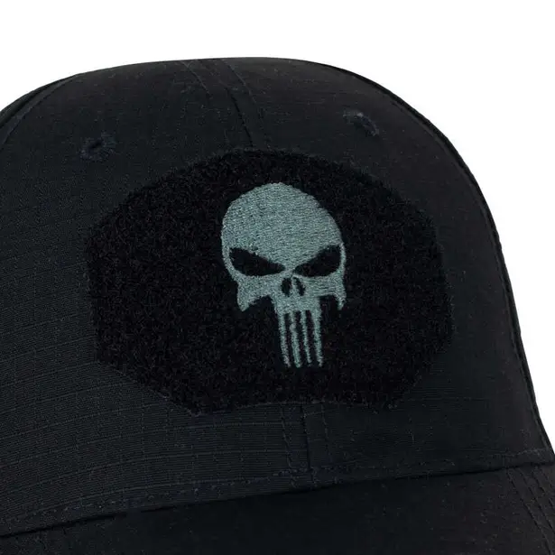 2 - Кепка тактическая «Punisher» Rip-Stop. Черная