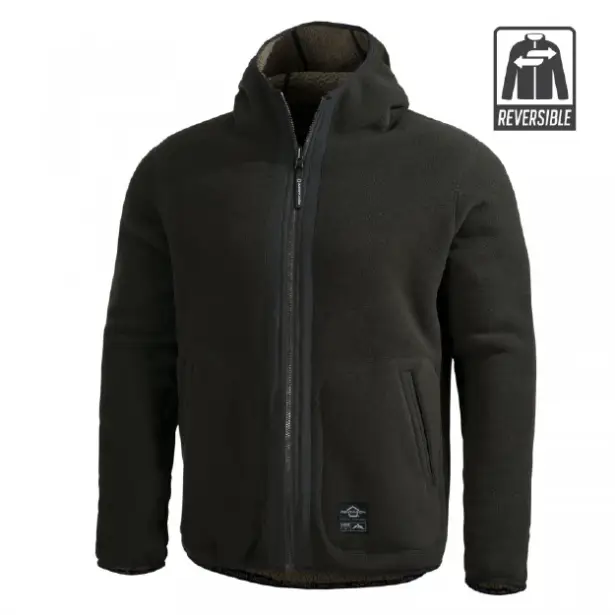 2 - Флисовая куртка-кофта Pentagon IANOS SHERPA 2-IN-1. Олива