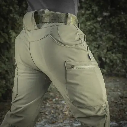 6 - Штани M-Tac Soft Shell Winter. Олива