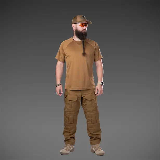 5 - Боевые штаны без наколенников SPECPROM G3 Combat Pants. Койот