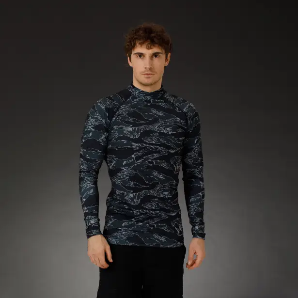 7 - Мужской рашгард SPECPROM Black Tiger Stripes Camo