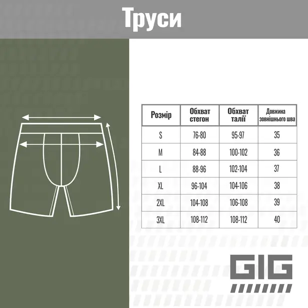 3 - Трусы мужские JetBase удлиненные. Серый