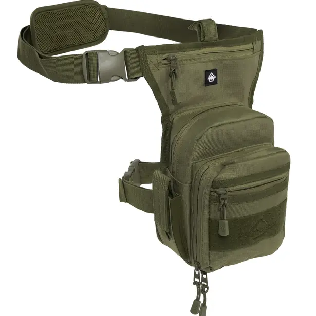 1 - Сумка оружейная на бедро Pentagon Max-S 2.0 Gun Thigh Pouch 3,7 л, Олива