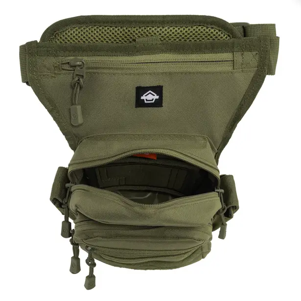 3 - Сумка оружейная на бедро Pentagon Max-S 2.0 Gun Thigh Pouch 3,7 л, Олива