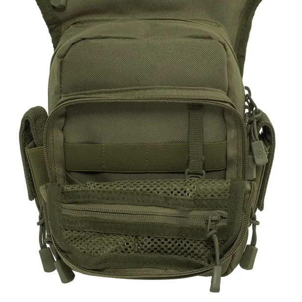 6 - Сумка оружейная на бедро Pentagon Max-S 2.0 Gun Thigh Pouch 3,7 л, Олива