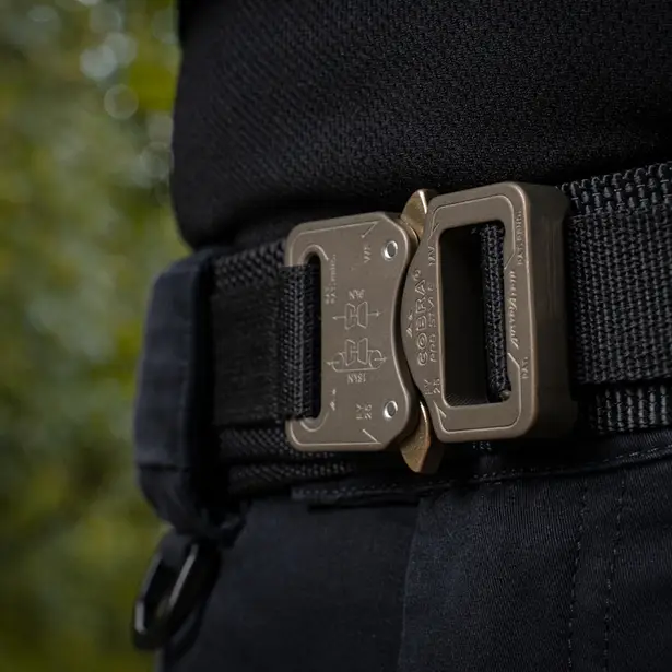 8 - Тактический ремень Cobra Buckle Tactical Belt M-Tac. Размер M/L. Черный