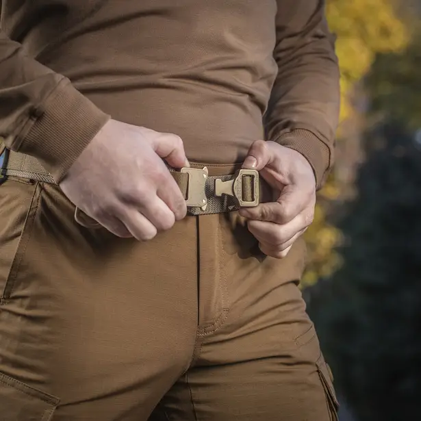 11 - Тактичний ремінь Cobra Buckle Belt M-Tac. Розмір XL/2XL. Койот
