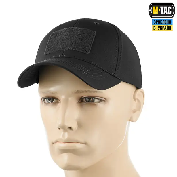 1 - Тактична кепка M-Tac Elite Flex. Чорний