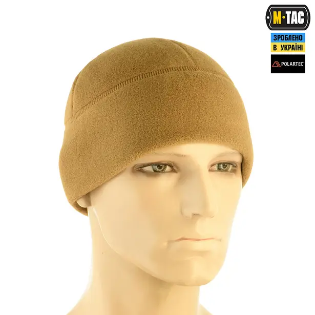 6 - Шапка флісова M-Tac Watch Cap Polartec. Койот