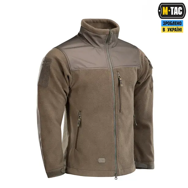 2 - Флісова куртка-кофта M-Tac Alpha Microfleece Gen.II. Олива