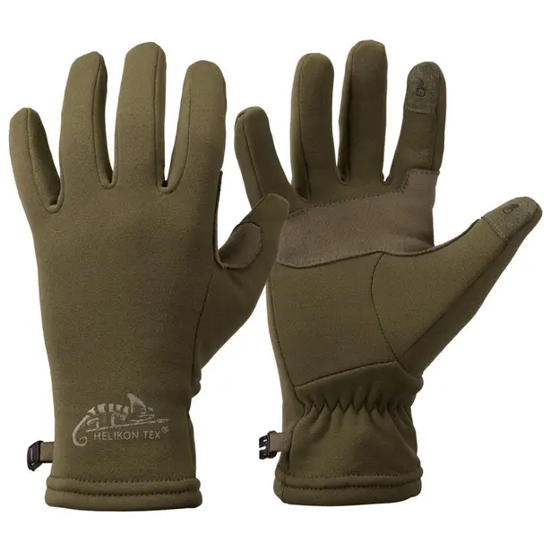 1 - Перчатки тактические Helikon Tracker Outback для сенсоров, Олива