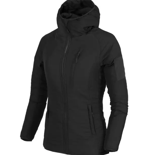 1 - Куртка жіноча Helikon Wolfhound Hoodie. Чорний