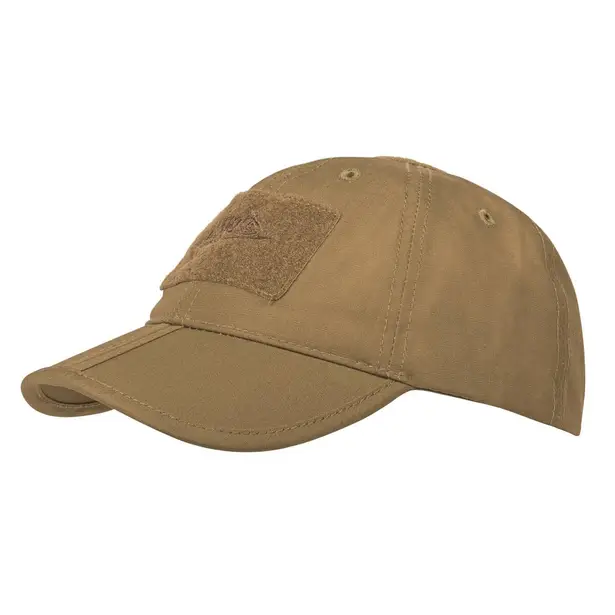1 - Тактична кепка Helikon PolyCotton Ripstop складна. Койот