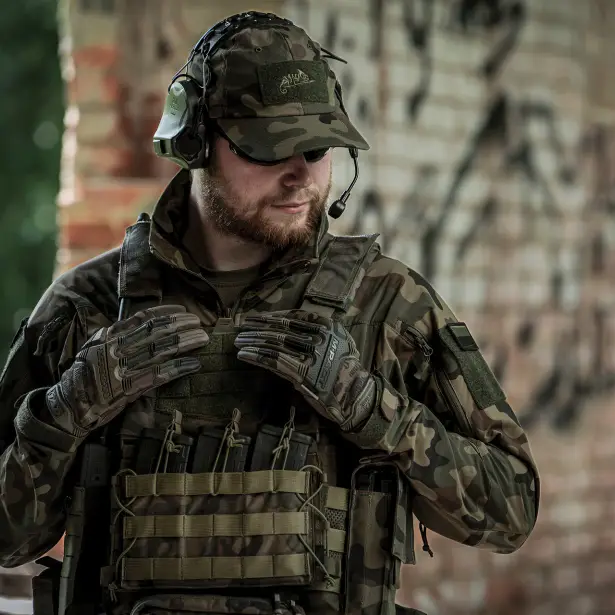 6 - Тактическая кепка Helikon PolyCotton Ripstop. Мультикам