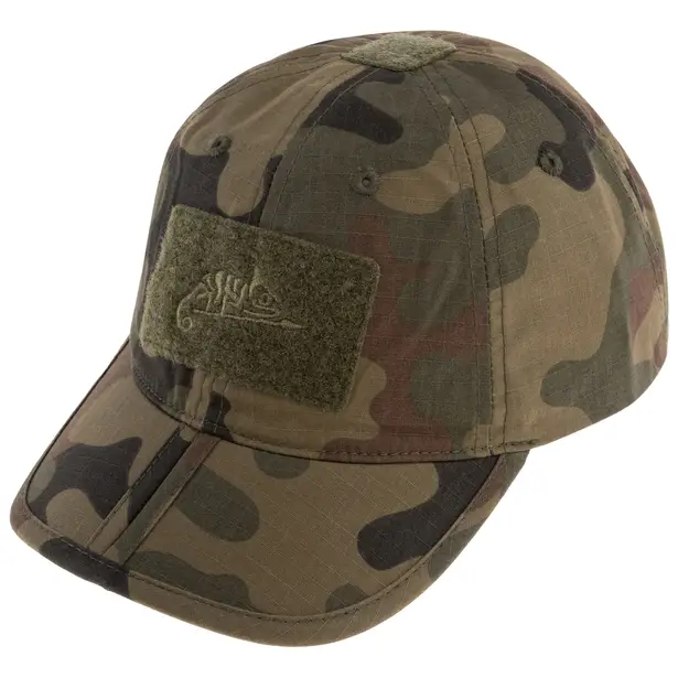 1 - Тактична кепка Helikon PolyCotton Ripstop складна. Лісова пантера