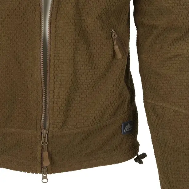 4 - Флисовая куртка-кофта Helikon AlphaTactical. Койот