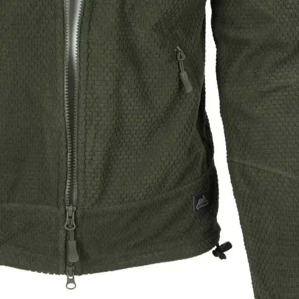 4 - Флисовая куртка-кофта Helikon AlphaTactical. Олива