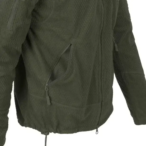 5 - Флисовая куртка-кофта Helikon AlphaTactical. Олива
