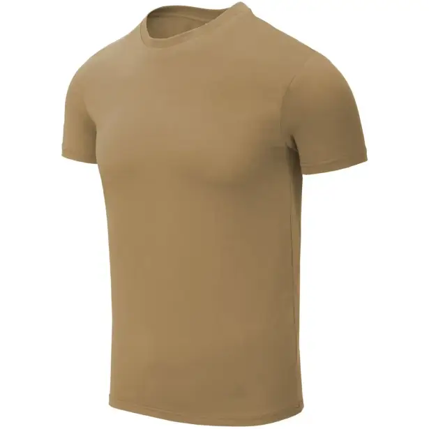 1 - Футболка Helikon Slim из органического хлопка. Койот