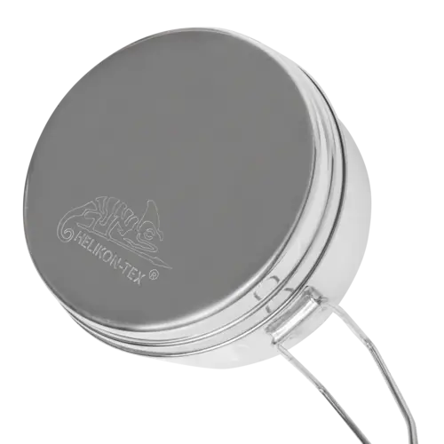 6 - Набір посуду Helikon Mess Tin (кастрюля + кастрюля + сковорідка) із нержавіючої сталі