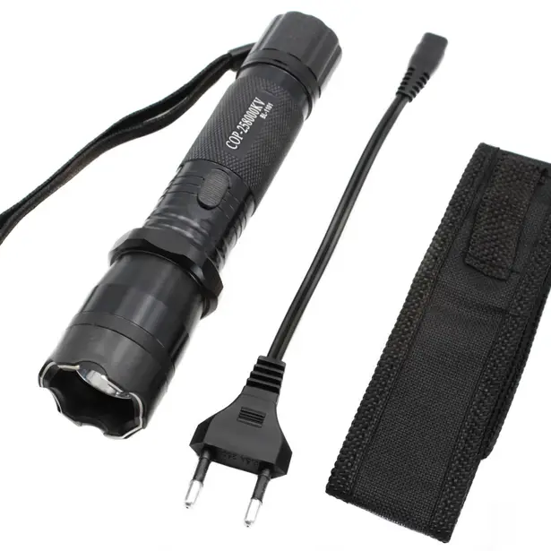 2 - Портативный фонарь-шокер Police Шерхан BL-1101, 1 Led, Черный