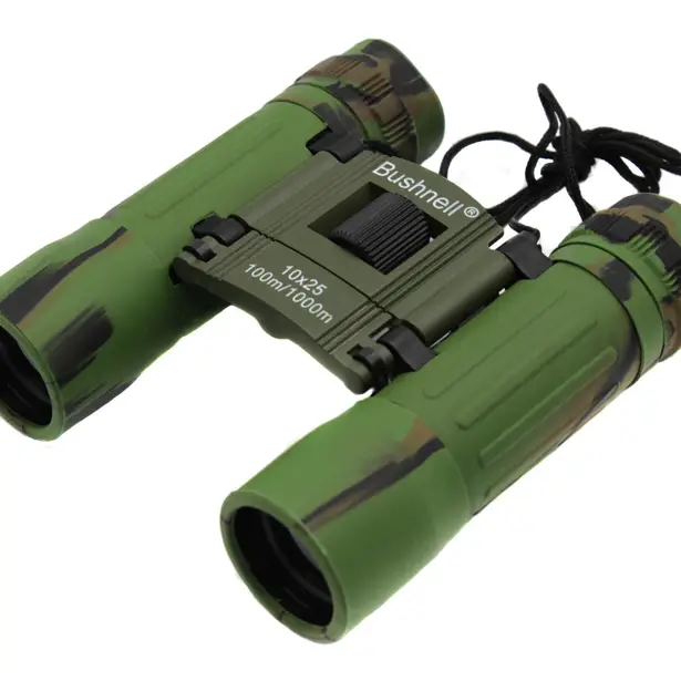 2 - Бінокль Bushnell 4789 10х25 з чохлом. Камуфляж
