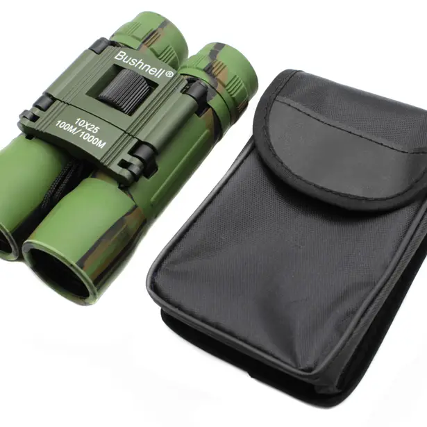 4 - Бінокль Bushnell 4789 10х25 з чохлом. Камуфляж