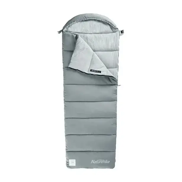 1 - Спальний мішок з мішком для зберігання Naturehike M400 CNK2350WS023 лівий. Сірий