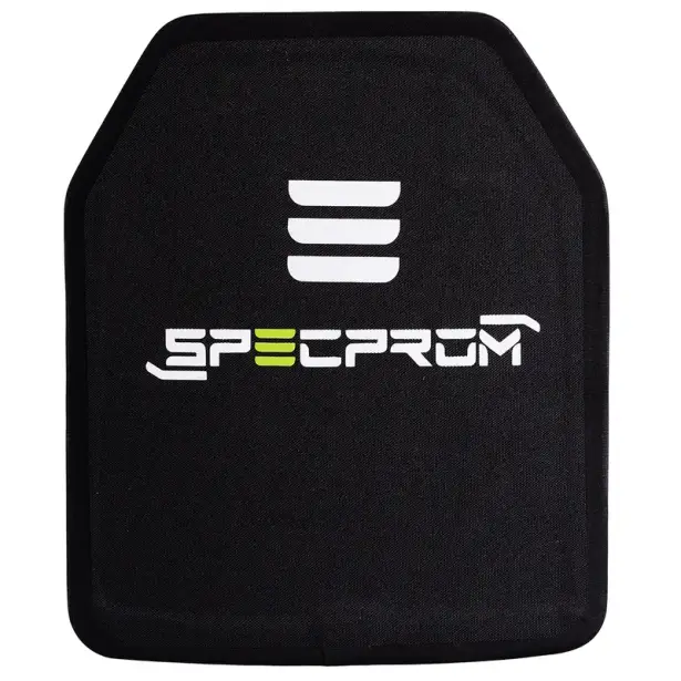 3 - Керамічна бронеплита Sic+PE 6-го класу SPECPROM. Вага 2.4 кг. Розмір 25 на 30 см
