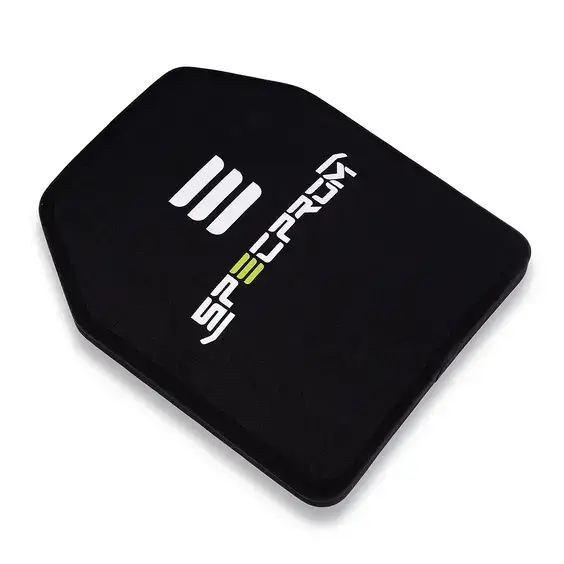 5 - Керамічна бронеплита Sic+PE 6-го класу SPECPROM. Вага 2.4 кг. Розмір 25 на 30 см