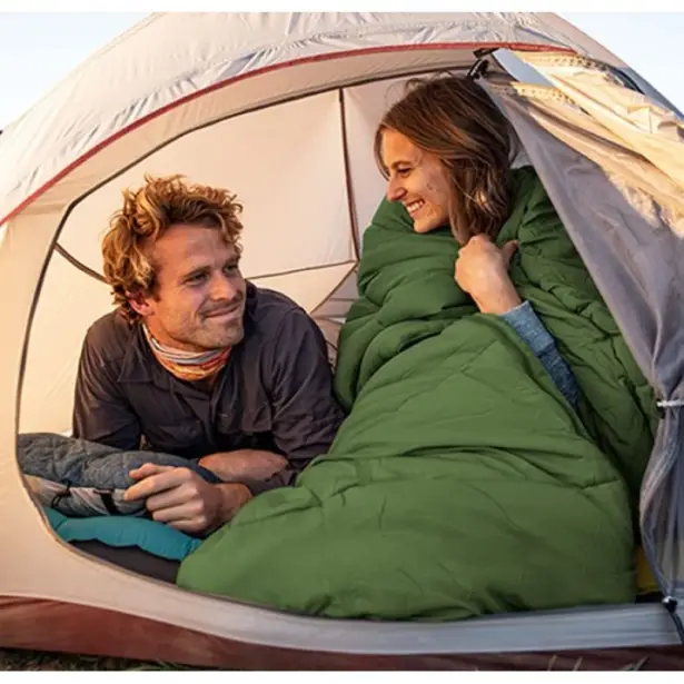4 - Спальный мешок Naturehike F150 NH22MSD05 правый. Темно-зеленый