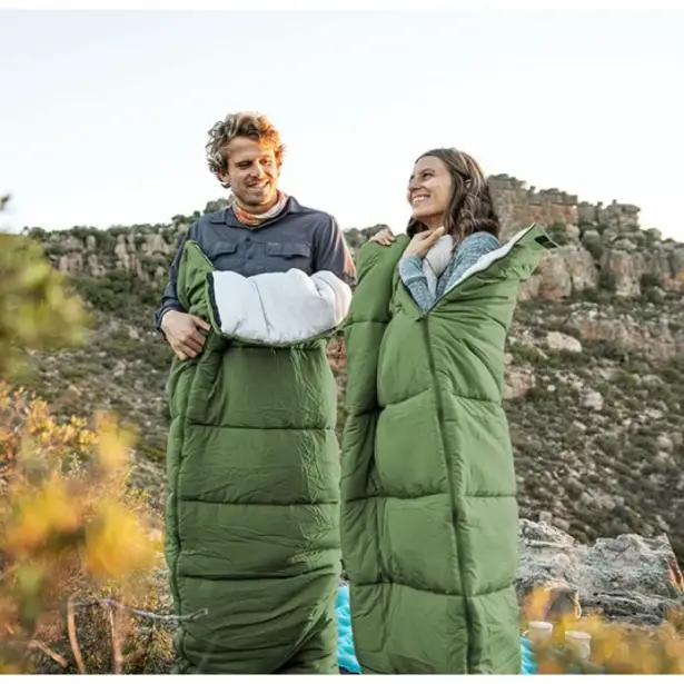 5 - Спальный мешок Naturehike F150 NH22MSD05 правый. Темно-зеленый