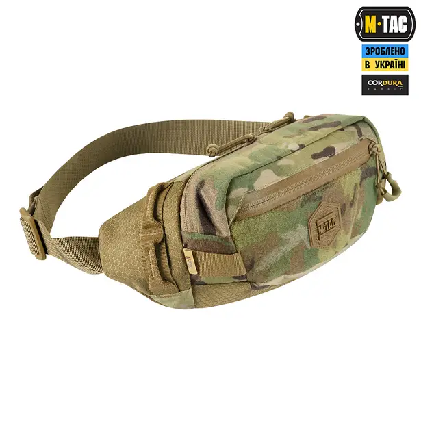 3 - Сумка на пояс M-TAC Waist Bag Elite Hex. Мультикам-койот