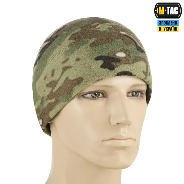 3 - Шапка флисовая M-Tac Watch Cap Elite из Slimtex. Мультикам