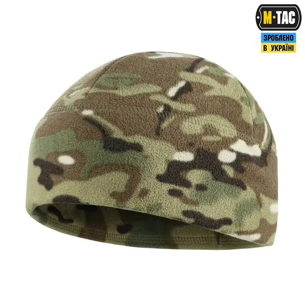 4 - Шапка флисовая M-Tac Watch Cap Elite из Slimtex. Мультикам