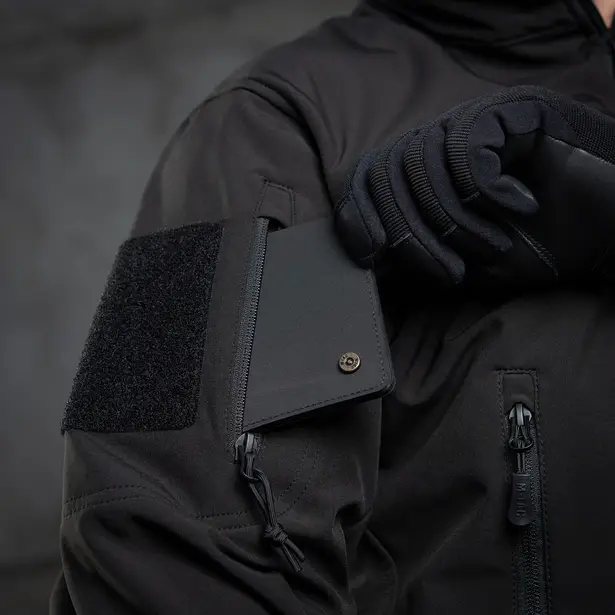 14 - Куртка M-Tac Soft Shell Police. Чорна