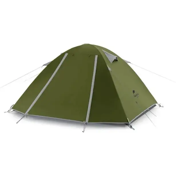 1 - Намет чотиримісний Naturehike P-Series NH18Z044-P, 210T/65D. Хакі