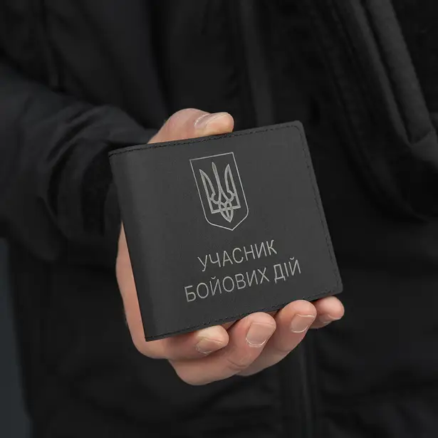 5 - Обкладинка на посвідчення Учасник Бойових Дій (УБД) M-Tac Elite. Чорний