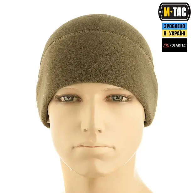 5 - Шапка флисовая M-Tac Watch Cap Polartec. Коричневый