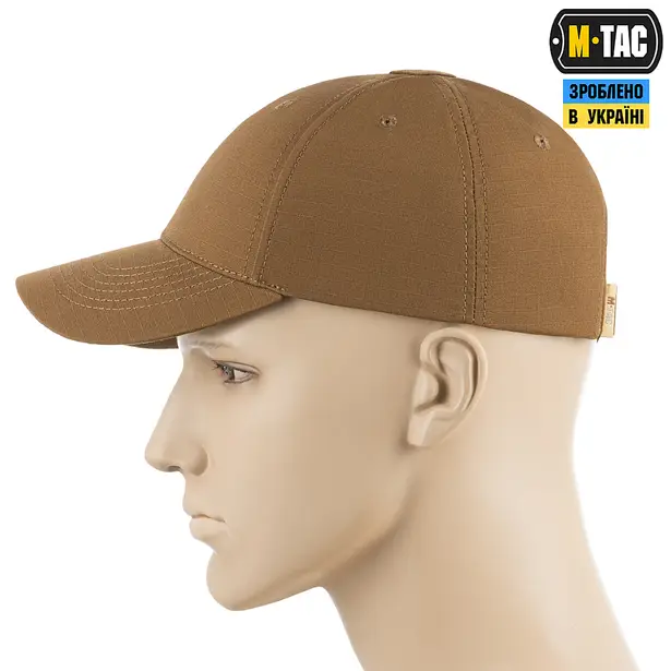 2 - Тактична кепка M-Tac Elite Flex ріп-стоп. Койот