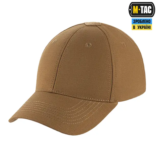 5 - Тактична кепка M-Tac Elite Flex ріп-стоп. Койот