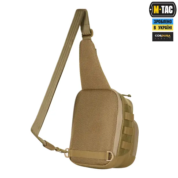 2 - Сумка через плечо M-Tac Cross Bag Elite Hex. Койот
