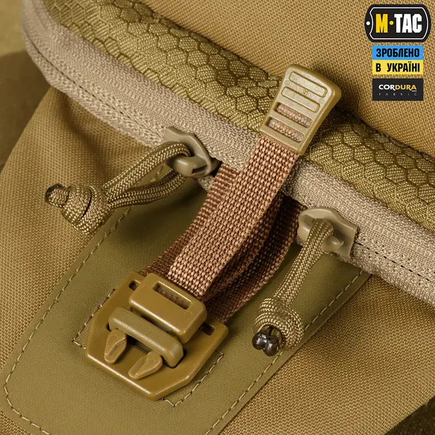 3 - Сумка через плечо M-Tac Cross Bag Elite Hex. Койот