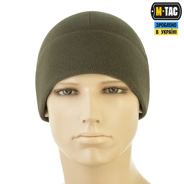 2 - Шапка флисовая M-Tac Watch Cap Elite из Slimtex. Хаки
