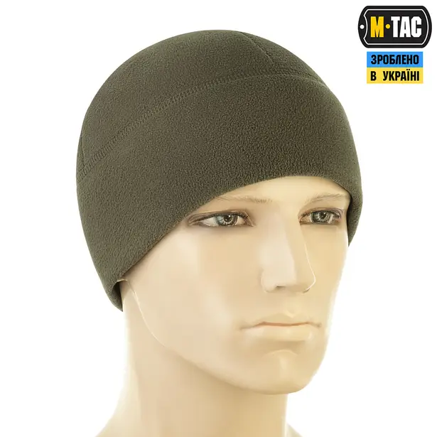 3 - Шапка флисовая M-Tac Watch Cap Elite из Slimtex. Хаки