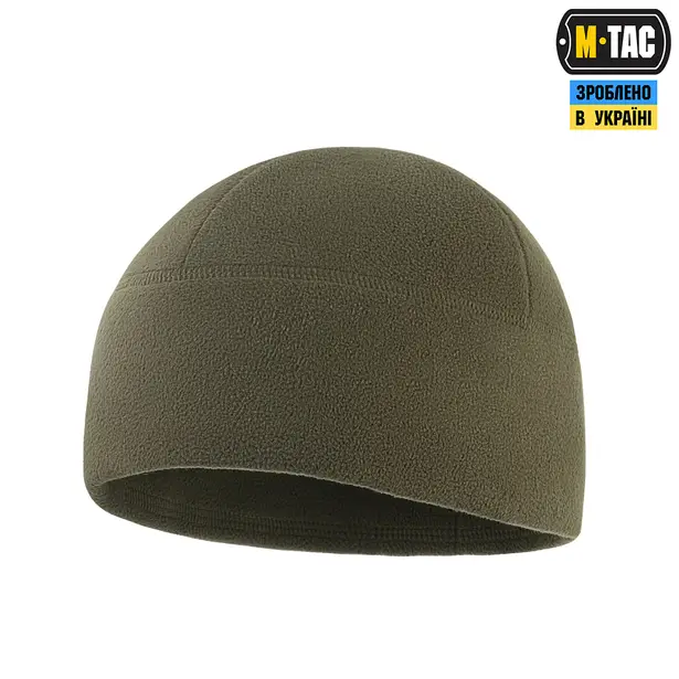 4 - Шапка флисовая M-Tac Watch Cap Elite из Slimtex. Хаки